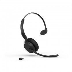 Jabra Evolve3 45 - Mono, LINK 390c, UC – безжична моно слушалка с USB-C адаптер