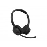 Jabra Evolve3 45 Stereo MS – безжични стерео слушалки с ANC, LINK 390c USB-C, черни Jabra Evolve3 45 Stereo MS – безжични стерео слушалки с ANC, LINK 390c USB-C, черни
