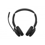 Jabra Evolve3 45 Stereo безжични стерео слушалки със стойка, ANC, LINK 390c, MS, черни Jabra Evolve3 45 Stereo безжични стерео слушалки със стойка, ANC, LINK 390c, MS, черни