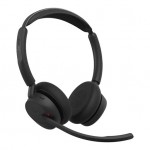 Jabra Evolve3 45 Stereo безжични стерео слушалки със стойка, ANC, Link 390a, Microsoft Teams, черни Jabra Evolve3 45 Stereo безжични стерео слушалки със стойка, ANC, Link 390a, Microsoft Teams, черни