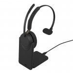 Jabra Evolve3 65 UC Mono безжична слушалка с ANC, Link 390c USB-C и зарядна стойка, черна Jabra Evolve3 65 UC Mono безжична слушалка с ANC, Link 390c USB-C и зарядна стойка, черна