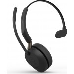 Jabra Evolve3 65 Mono безжична моно слушалка с ANC, Jabra Link 390c, Microsoft Teams, зарядна стойка, черна Jabra Evolve3 65 Mono безжична моно слушалка с ANC, Jabra Link 390c, Microsoft Teams, зарядна стойка, черна