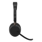 Jabra Evolve3 65 UC Stereo с Link 390c и зарядна стойка, безжични слушалки с ANC, черни Jabra Evolve3 65 UC Stereo с Link 390c и зарядна стойка, безжични слушалки с ANC, черни