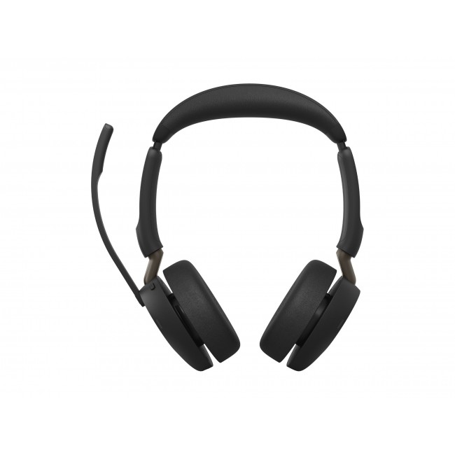 Jabra Evolve3 65 Stereo UC с Jabra Link 390a и зарядна стойка, ANC, черни Jabra Evolve3 65 Stereo UC с Jabra Link 390a и зарядна стойка, ANC, черни