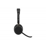 Jabra Evolve3 65 Stereo UC с Jabra Link 390a и зарядна стойка, ANC, черни Jabra Evolve3 65 Stereo UC с Jabra Link 390a и зарядна стойка, ANC, черни