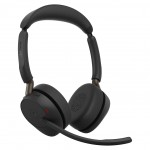 Jabra Evolve3 65 Stereo безжични стерео слушалки с ANC, LINK 390a, MS, зарядна стойка, черни Jabra Evolve3 65 Stereo безжични стерео слушалки с ANC, LINK 390a, MS, зарядна стойка, черни