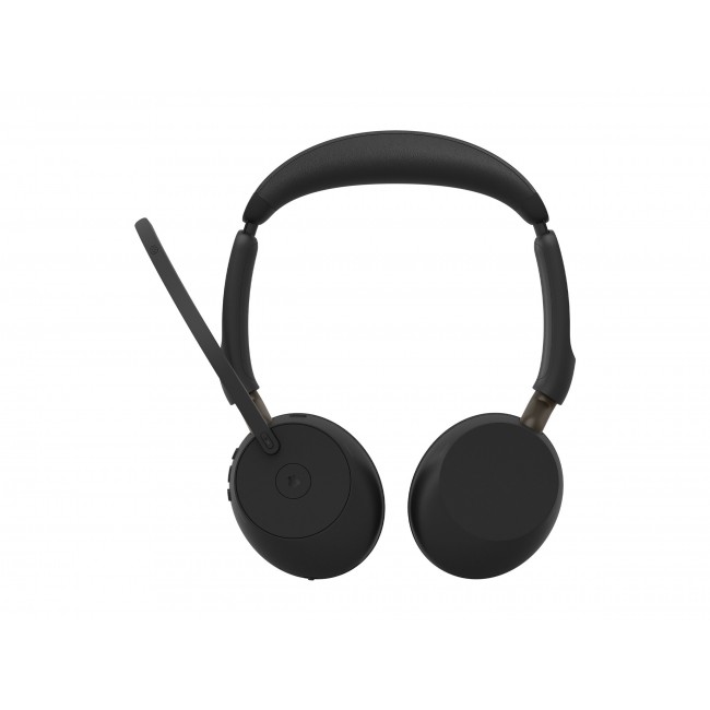 Jabra Evolve3 65 Stereo безжични стерео слушалки с ANC, LINK 390a, MS, зарядна стойка, черни Jabra Evolve3 65 Stereo безжични стерео слушалки с ANC, LINK 390a, MS, зарядна стойка, черни