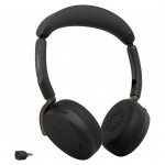 Jabra Evolve3 65 Flex MS с ANC, Link 390c, USB-C, черни Jabra Evolve3 65 Flex MS с ANC, Link 390c, USB-C, черни