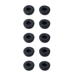 Jabra Engage Ear Cushions 14101-60 – черни възглавнички от изкуствена кожа, 5 чифта за стерео слушалки