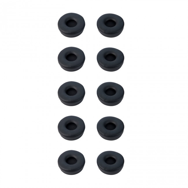 Jabra Engage Ear Cushions 14101-60 – черни възглавнички от изкуствена кожа, 5 чифта за стерео слушалки