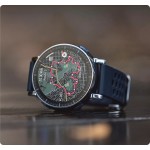 Amazfit Active 3 Premium GPS смарт часовник с AMOLED дисплей от сапфирено стъкло, Atlas Blue