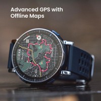 Amazfit Active 3 Premium GPS смарт часовник AMOLED Sapphire, Aero White