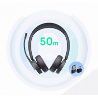 Yealink BH70 Dual Teams USB-C/A – безжични стерео слушалки с Bluetooth и BT51C донгъл