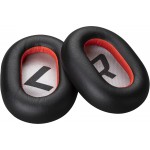 HP Poly Voyager 8200 Black Leatherette Ear Cushions (2 Pieces) – черни кожени възглавнички за слушалки