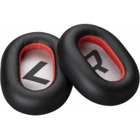 HP Poly Voyager 8200 Black Leatherette Ear Cushions (2 Pieces) – черни кожени възглавнички за слушалки
