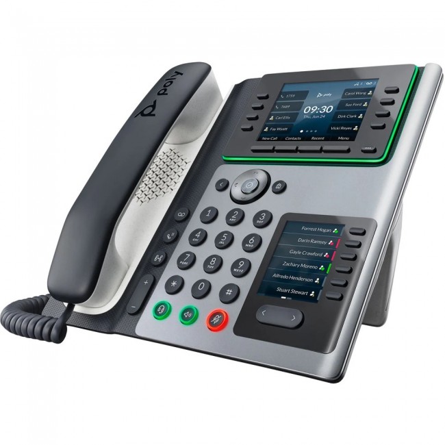 HP Poly Edge E400 IP Phone and PoE-enabled HP Poly Edge E400 IP Phone and PoE-enabled