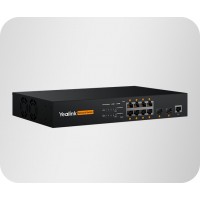 [1303227] Yealink RCH80 AVoIP гигабитов суич за монтаж в шкаф, 8x RJ-45, 2x SFP, 130W PoE+