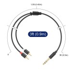 [100057] Y Splitter, 6,35mm към Dual RCA Audio Кабел