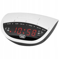 [0RC82501] Радио часовник Trevi RC825 D DIGITAL AM/FM бял