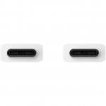 [1006] Samsung кабел USB-C - USB-C, 480Mbps,1,8m, бял
