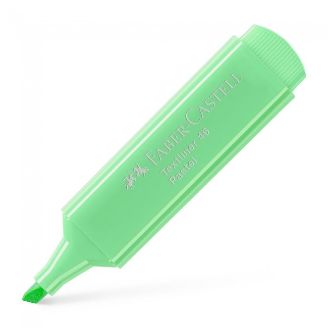 [1010100040] Faber-Castell Текст маркер 1546, пастелен, свелозелен
