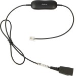 Jabra GN1216 Avaya свързващ кабел QD към RJ9, прав 80 cm, 8-степенен контрол на микрофона, черен, 88001-03
