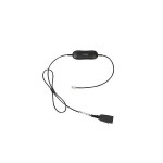 Jabra GN1216 Avaya свързващ кабел QD към RJ9, прав 80 cm, 8-степенен контрол на микрофона, черен, 88001-03