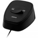 Jabra Link 180 ръчен превключвател между настолен телефон и softphone за кабелни QD слушалки, USB, черен