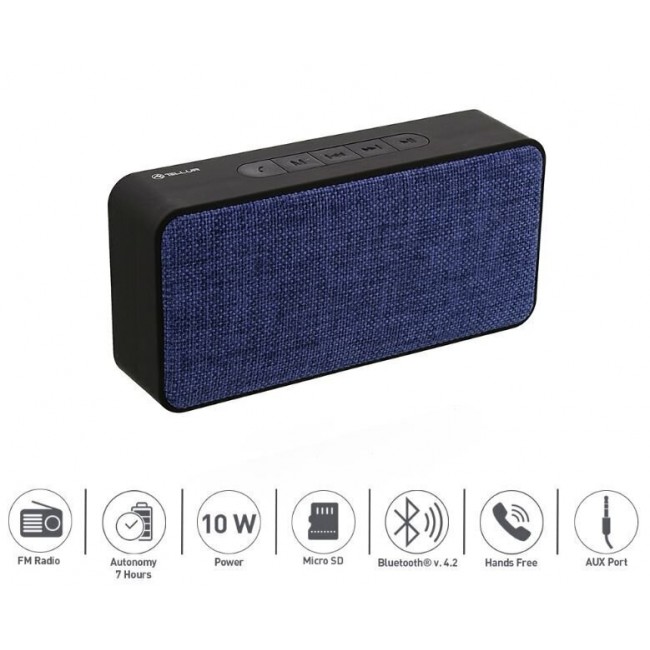 Tellur Lycaon TLL161051 преносима Bluetooth колонка, 10 W, синя Tellur Lycaon TLL161051 преносима Bluetooth колонка, 10 W, синя