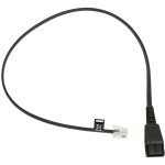Jabra 8800-00-25 QD към RJ9 кабел (Siemens), 0,5 м, плосък Jabra 8800-00-25 QD към RJ9 кабел (Siemens), 0,5 м, плосък