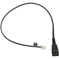 Jabra 8800-00-25 QD към RJ9 кабел (Siemens), 0,5 м, плосък
