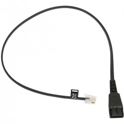 Jabra 8800-00-25 QD към RJ9 кабел (Siemens), 0,5 м, плосък