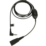 Jabra 8735-019 QD към 3,5 mm кабел за Alcatel с приемане, приключване и заглушаване на разговор
