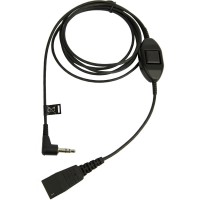 Jabra 8735-019 QD към 3,5 mm кабел за Alcatel с приемане, приключване и заглушаване на разговор