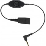 Jabra Link Mobile – QD към 3,5 mm кабел с Push-to-Talk, 8800-00-103 Jabra Link Mobile – QD към 3,5 mm кабел с Push-to-Talk, 8800-00-103