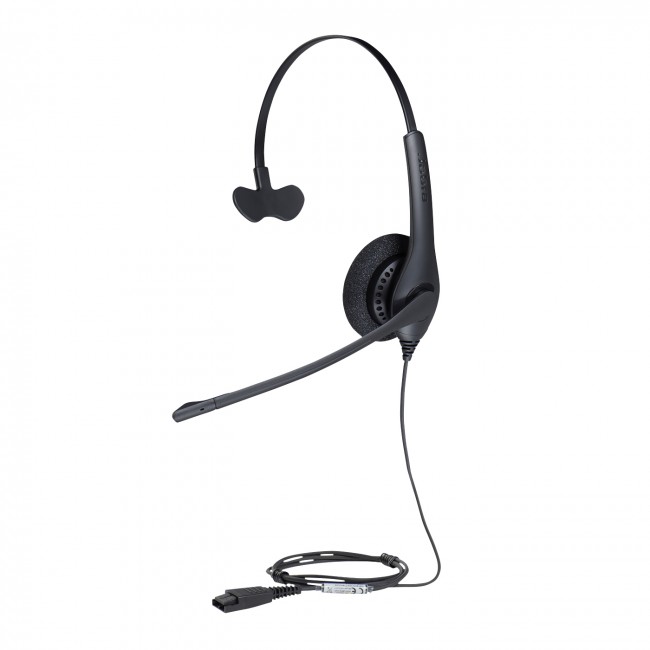 Jabra BIZ 1500 Mono QD Wideband – черна моно слушалка