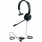 Jabra EVOLVE 30 II HS моно слушалка с 3,5 мм жак без контролер, 14401-20 Jabra EVOLVE 30 II HS моно слушалка с 3,5 мм жак без контролер, 14401-20