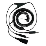 Jabra 8734-599 QD към PC кабел – QD към 2×3,5 mm, спираловиден Jabra 8734-599 QD към PC кабел – QD към 2×3,5 mm, спираловиден