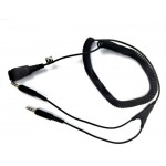 Jabra 8734-599 QD към PC кабел – QD към 2×3,5 mm, спираловиден Jabra 8734-599 QD към PC кабел – QD към 2×3,5 mm, спираловиден