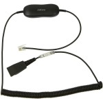Jabra GN1216 Avaya адаптерен кабел QD към RJ9, спирален, 88001-04 Jabra GN1216 Avaya адаптерен кабел QD към RJ9, спирален, 88001-04