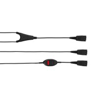 Jabra Supervisor Y-Cord 8800-02-01 – надзорен кабел с Mute бутон, QD към 2xQD