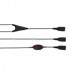 Jabra Supervisor Y-Cord 8800-02-01 – надзорен кабел с Mute бутон, QD към 2xQD