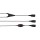 Jabra Supervisor Y-Cord 8800-02-01 – надзорен кабел с Mute бутон, QD към 2xQD