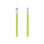 Tellur TLL155101 магнитен USB към Micro-USB кабел, 120 см, зелен