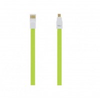 Tellur TLL155101 магнитен USB към Micro-USB кабел, 120 см, зелен