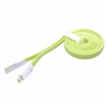 Tellur TLL155101 магнитен USB към Micro-USB кабел, 120 см, зелен
