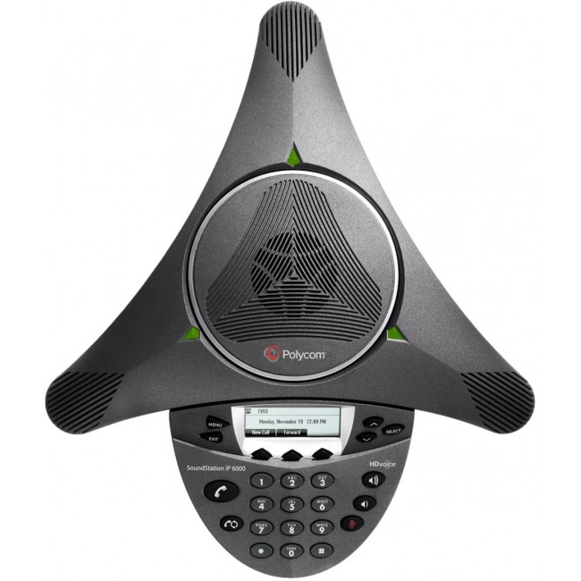 HP Poly SoundStation IP6000 IP конференц телефон със SIP и PoE HP Poly SoundStation IP6000 IP конференц телефон със SIP и PoE