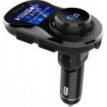 Tellur B3 (FMT-B3) Bluetooth FM трансмитер за автомобил, USB-A, MicroSD, AUX, MP3/WMA, hands-free микрофон, 2 x USB-A зарядни