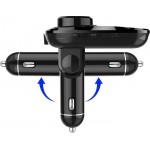 Tellur B3 (FMT-B3) Bluetooth FM трансмитер за автомобил, USB-A, MicroSD, AUX, MP3/WMA, hands-free микрофон, 2 x USB-A зарядни