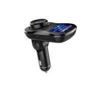 Tellur B3 (FMT-B3) Bluetooth FM трансмитер за автомобил, USB-A, MicroSD, AUX, MP3/WMA, hands-free микрофон, 2 x USB-A зарядни